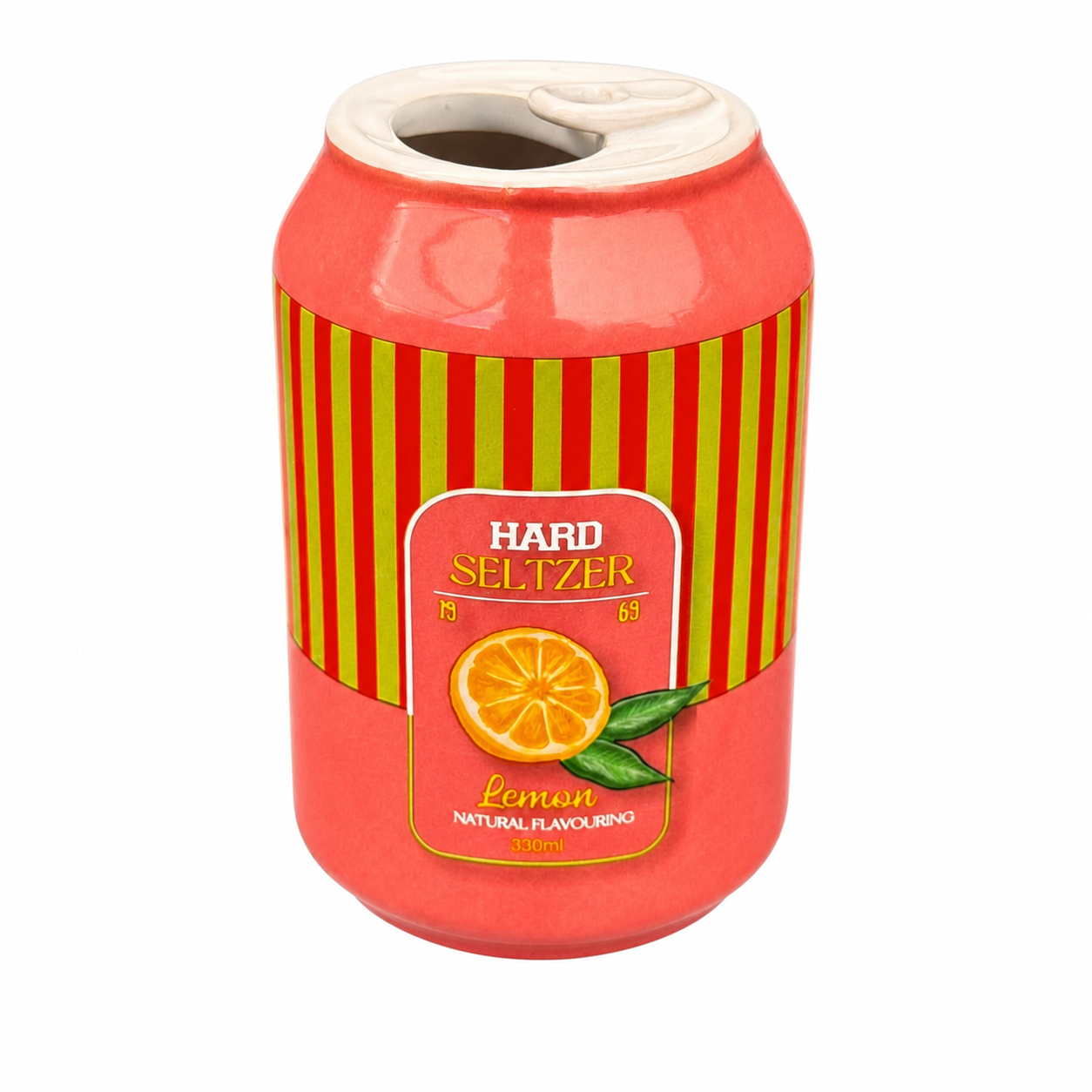 Hard Seltzer Lemon Vase